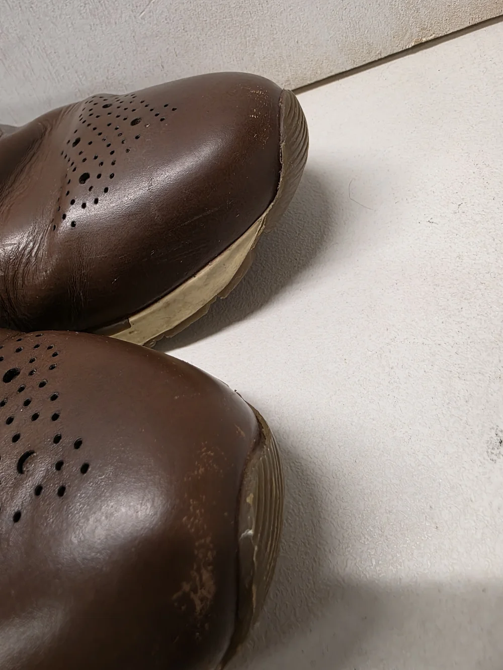 Arturo Calle Men’s Brown Leather Brogue Wingtip Oxford Shoes Size 41